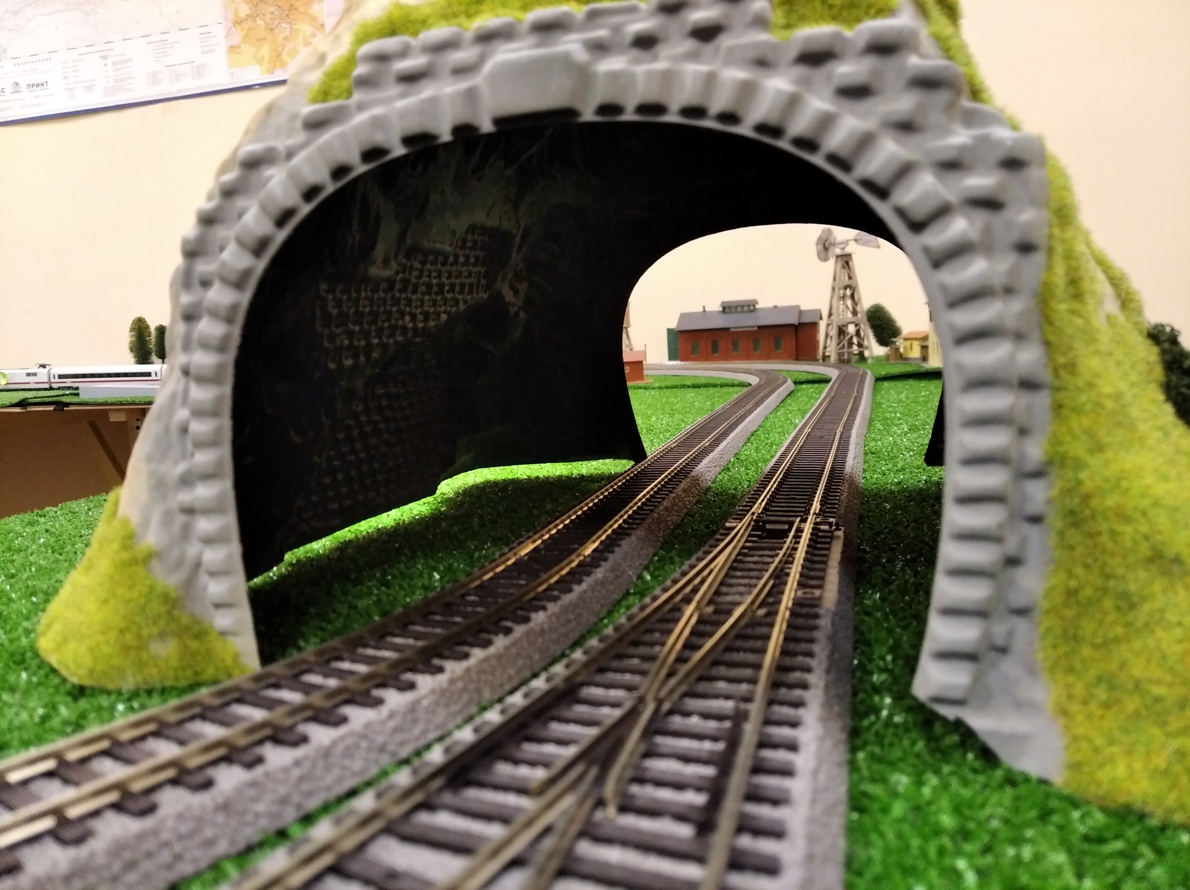 Тоннель для макета